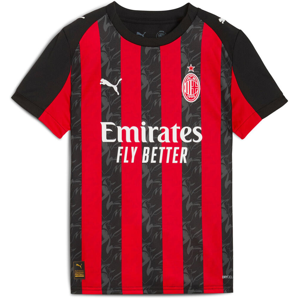Puma camiseta de fútbol oficiales niño MILAN 26 Home Jersey Repl 03