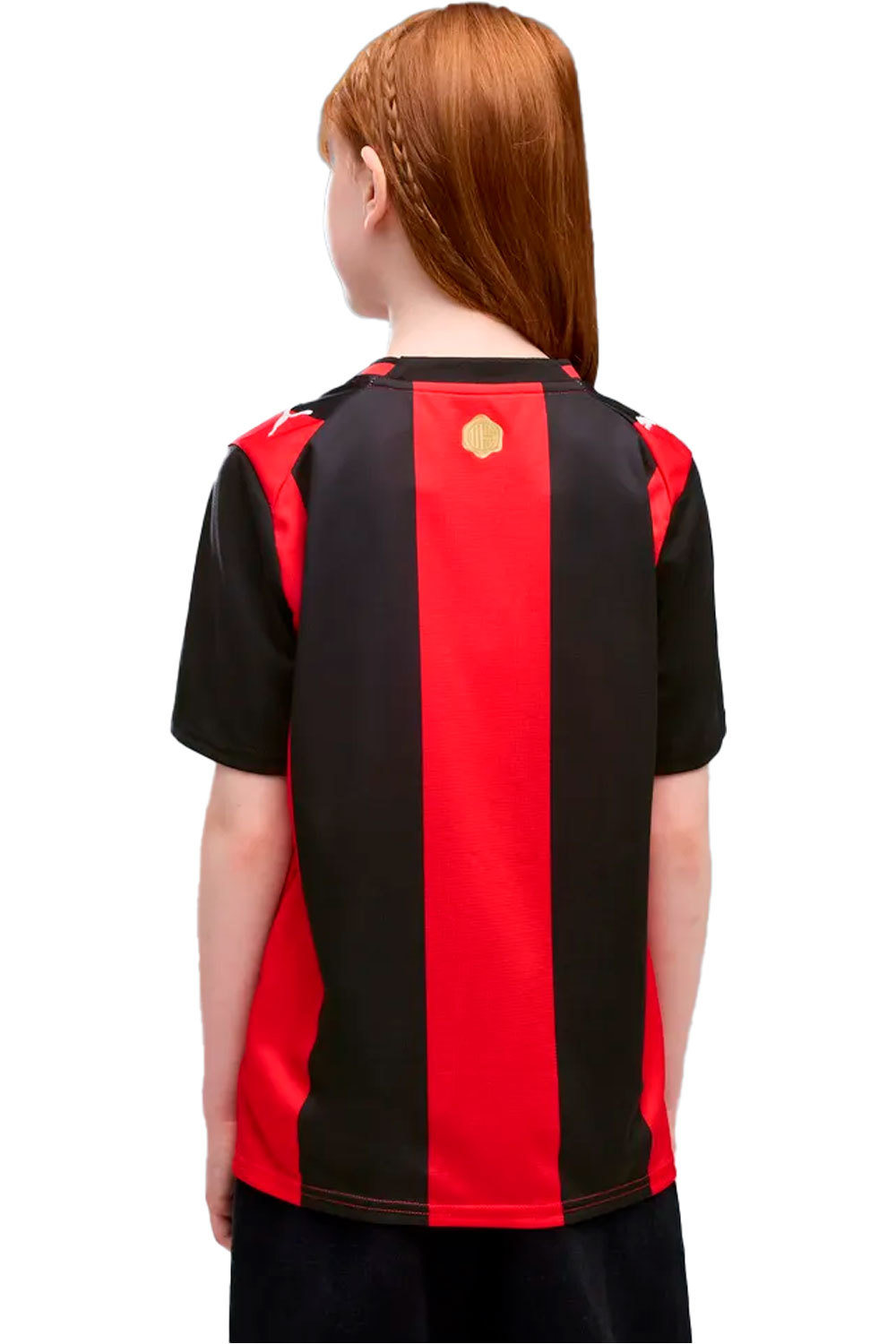 Puma camiseta de fútbol oficiales niño MILAN 27 JERSEY HOME JR vista trasera