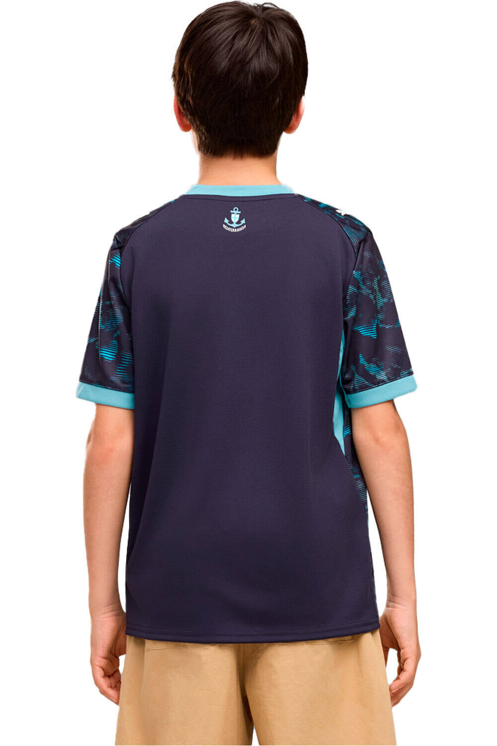 Puma camiseta de fútbol oficiales niño OM Away Jersey Repli vista trasera