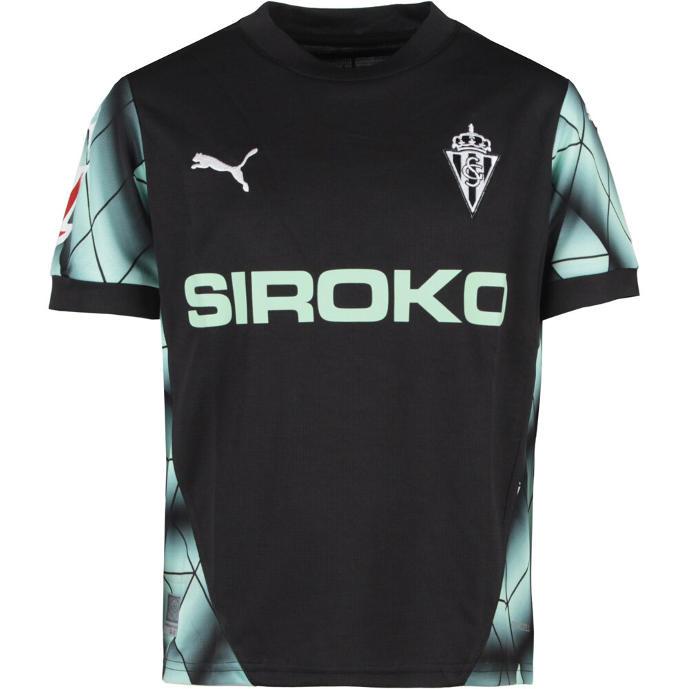 Puma camiseta de fútbol oficiales niño SPORTING GIJON 25 Away Jersey Jr vista frontal