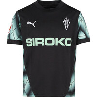 Puma camiseta de fútbol oficiales niño SPORTING GIJON 25 Away Jersey Jr vista frontal