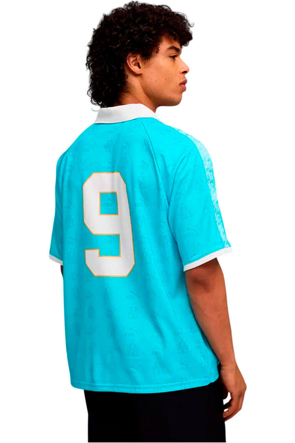 Puma camiseta de fútbol oficiales OM KING Retro Jersey vista trasera