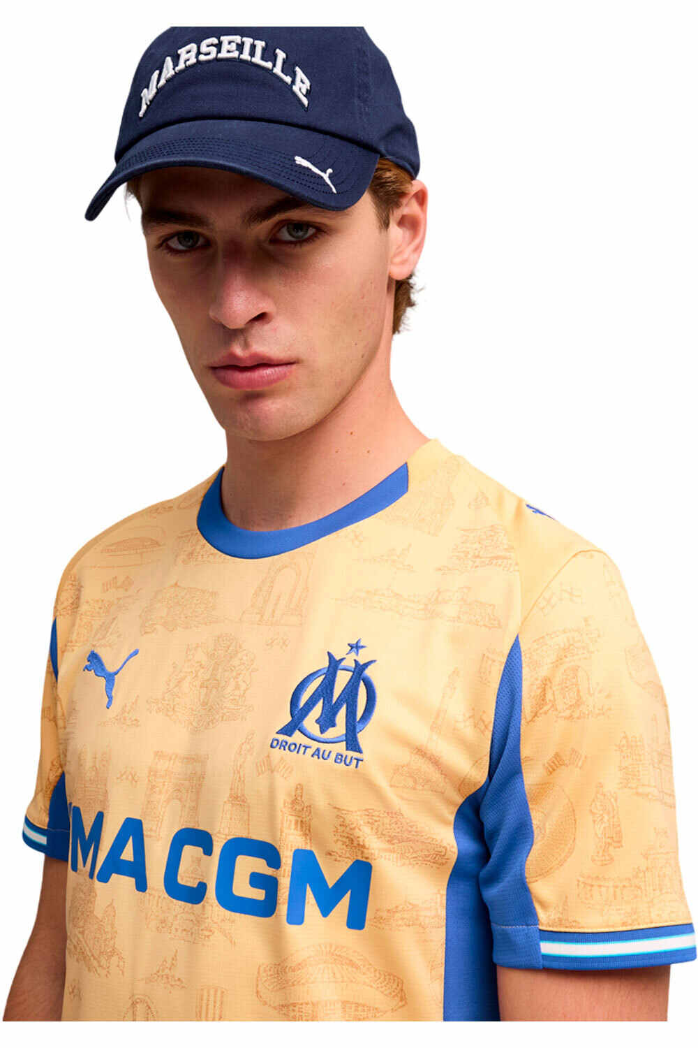 Puma camiseta de fútbol oficiales OM Special Edition J vista trasera