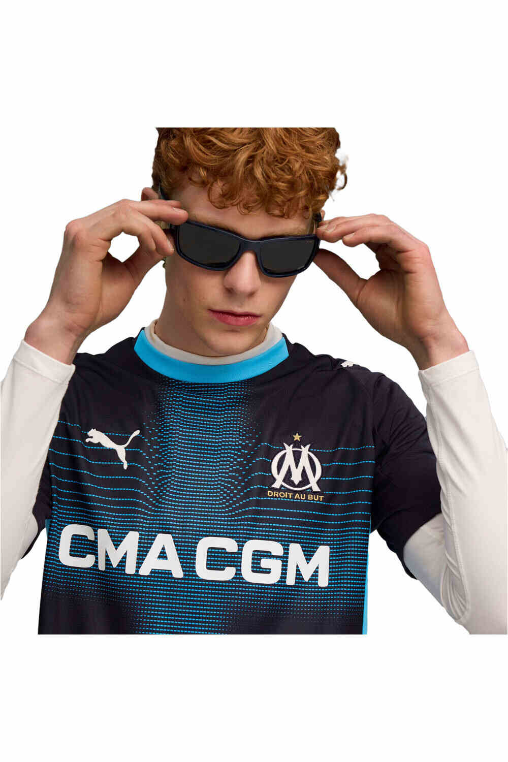 Puma camiseta de fútbol oficiales O.MARSELLA 26 Away Jersey Repli vista detalle