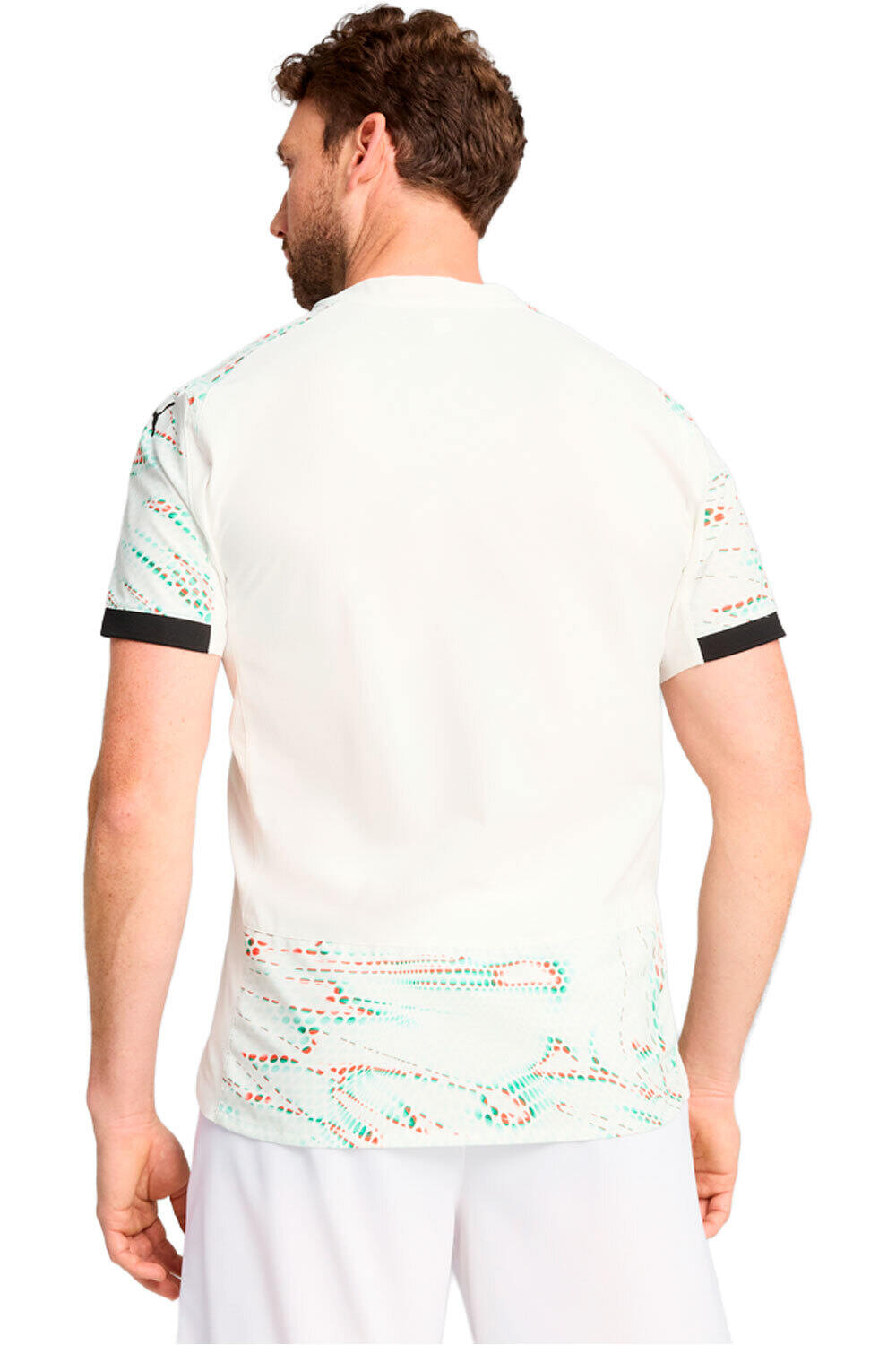 Puma camiseta de fútbol oficiales PORTUGAL 25 Away Authentic Jersey vista trasera