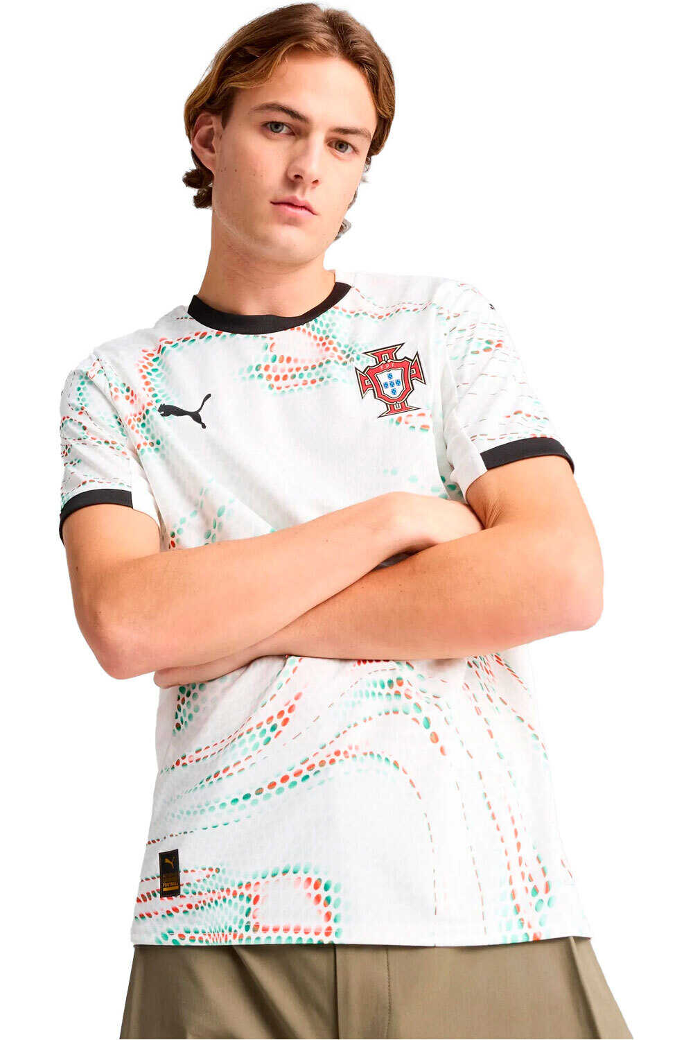 Puma camiseta de fútbol oficiales PORTUGAL 25 Away Jersey Replica vista frontal