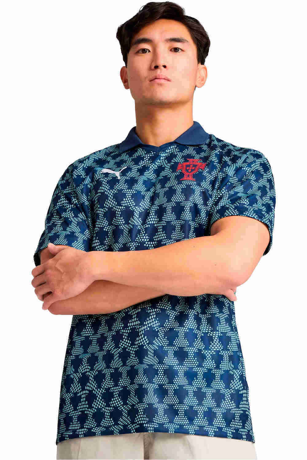 Puma camiseta de fútbol oficiales PORTUGAL 25 ftblNRGY+ Retro Jersey vista frontal