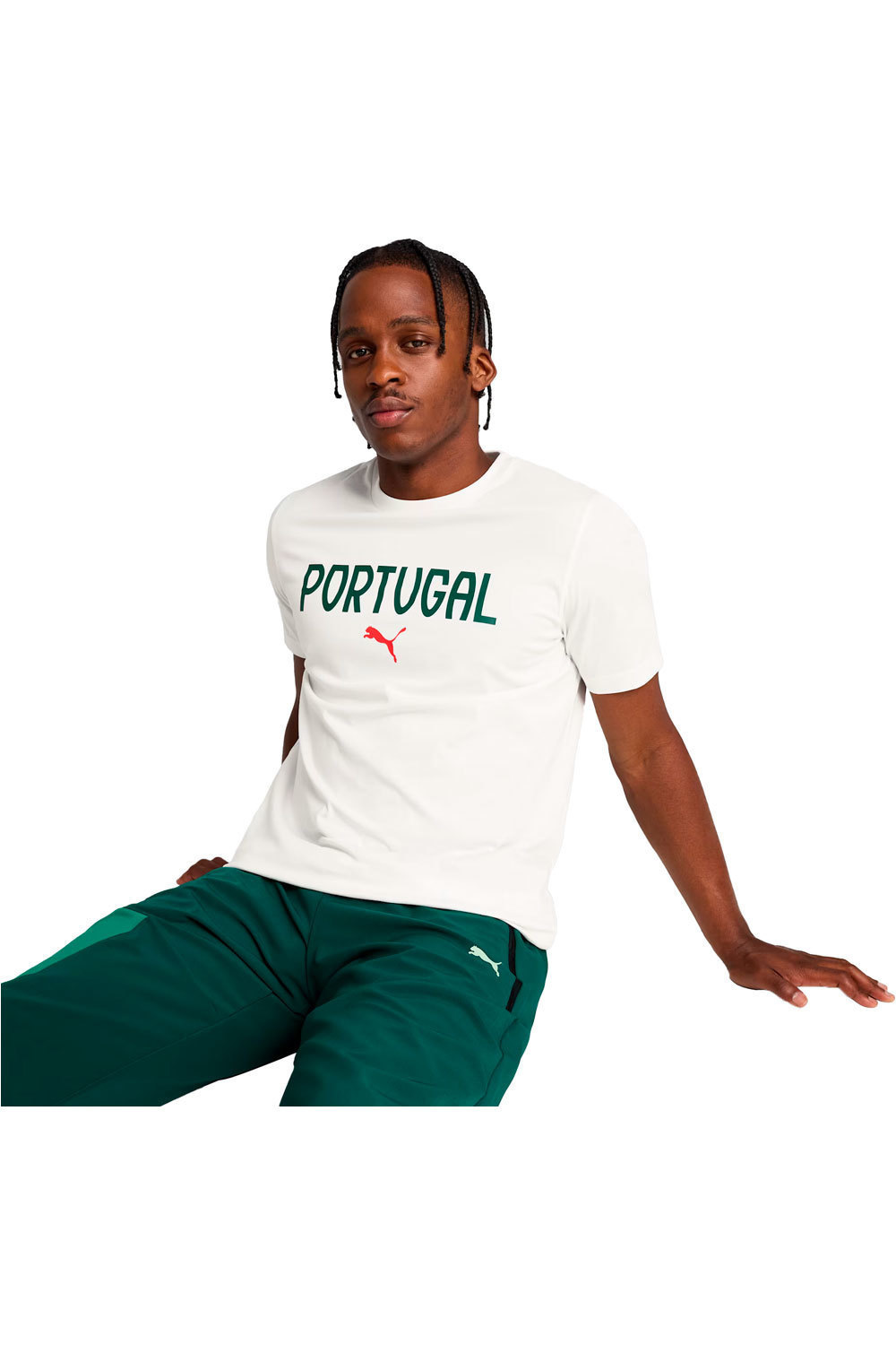 Puma camiseta de fútbol oficiales PORTUGAL 25 ftblNRGY Tee vista frontal