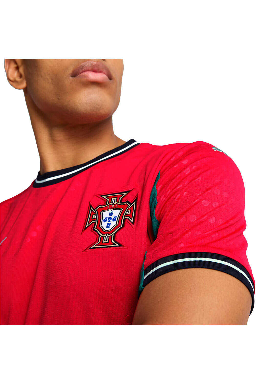 Puma camiseta de fútbol oficiales PORTUGAL 25 Home Wn Jersey Replica vista detalle