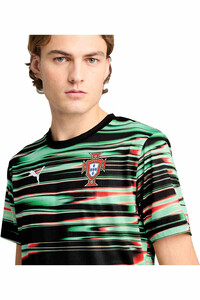 Puma camiseta de fútbol oficiales PORTUGAL 25 Prematch SS Jersey vista detalle