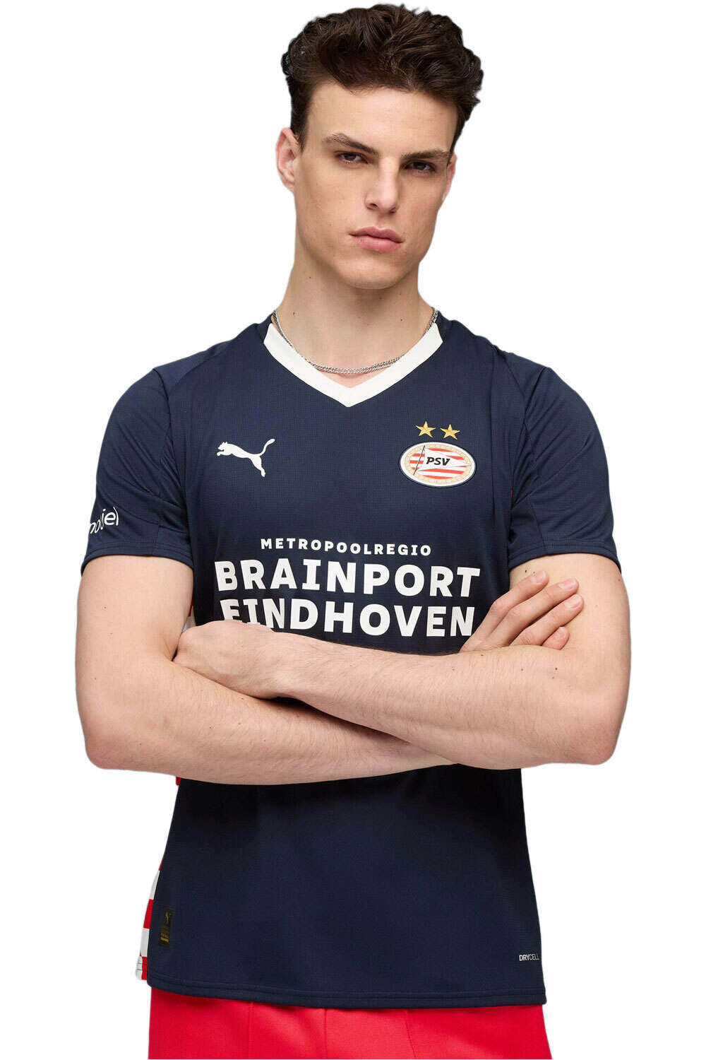 Puma camiseta de fútbol oficiales PSV 26 Away Jersey Repl vista frontal