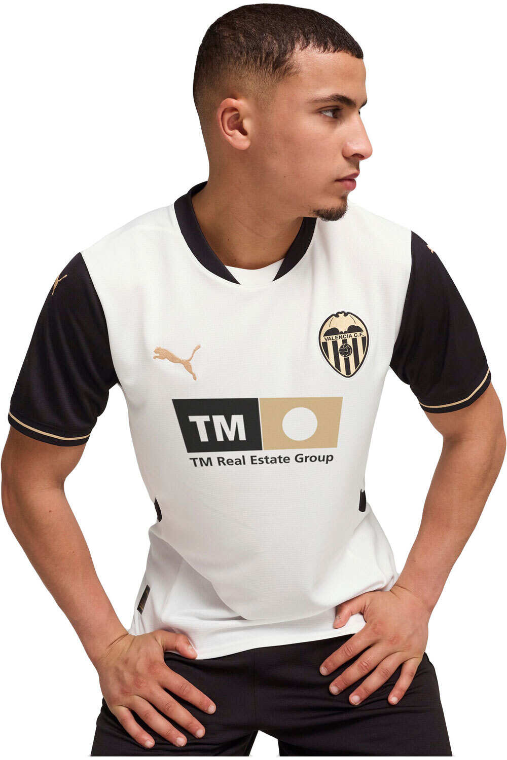 Puma camiseta de fútbol oficiales VALENCIA 25 HOME JERSEY vista frontal