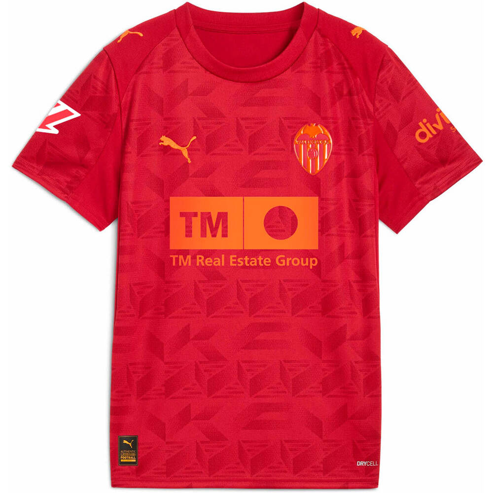 Puma camiseta de fútbol oficiales VALENCIA 26 AWAY JERSEY RO vista frontal