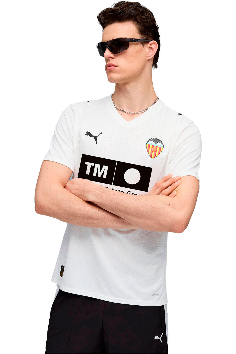 Puma camiseta de fútbol oficiales VALENCIA 26 Home Jersey Repl vista frontal