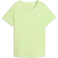 Puma camiseta entrenamiento manga corta mujer W RUN CLOUDSPUN TEE vista frontal