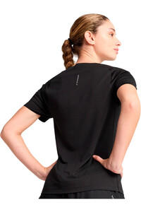 Puma camiseta entrenamiento manga corta mujer W RUN CLOUDSPUN TEE vista trasera