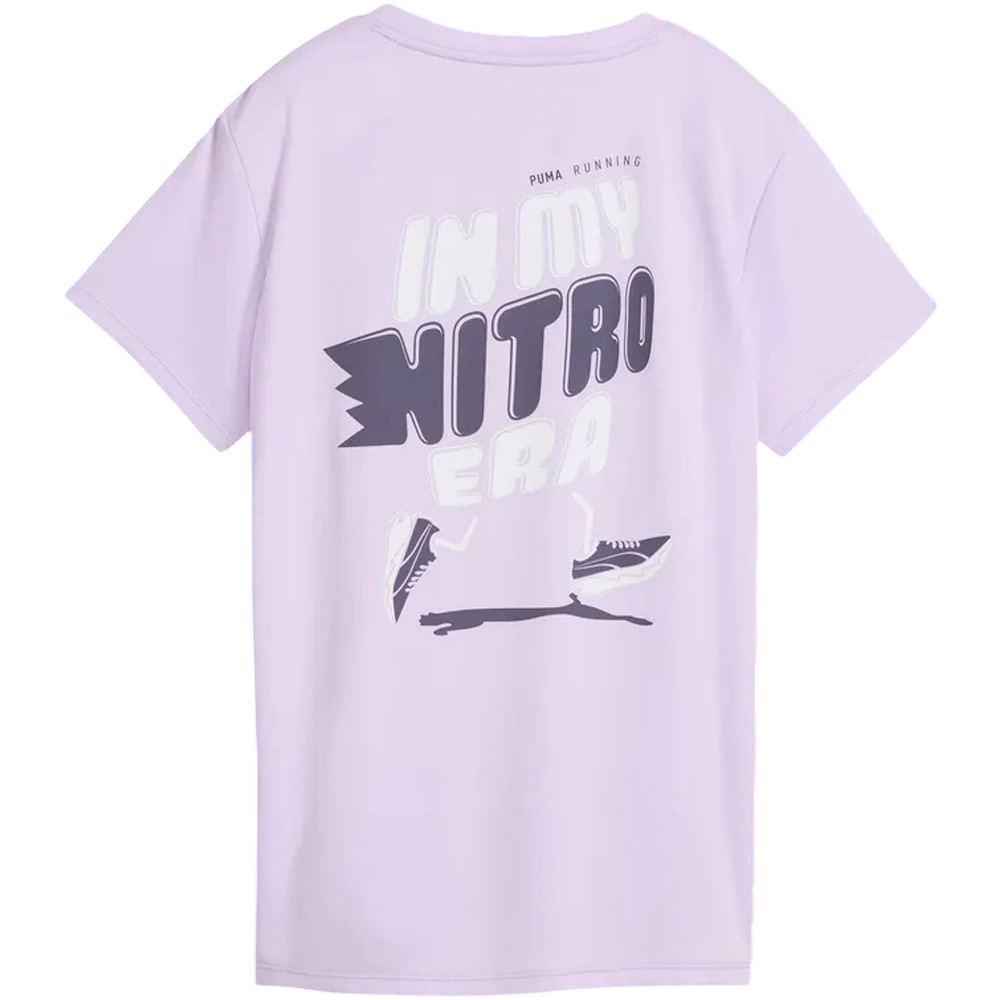 Puma camiseta entrenamiento manga corta mujer W Run Nitro Graphic 03