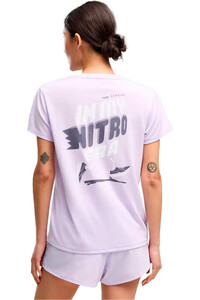 Puma camiseta entrenamiento manga corta mujer W Run Nitro Graphic vista trasera