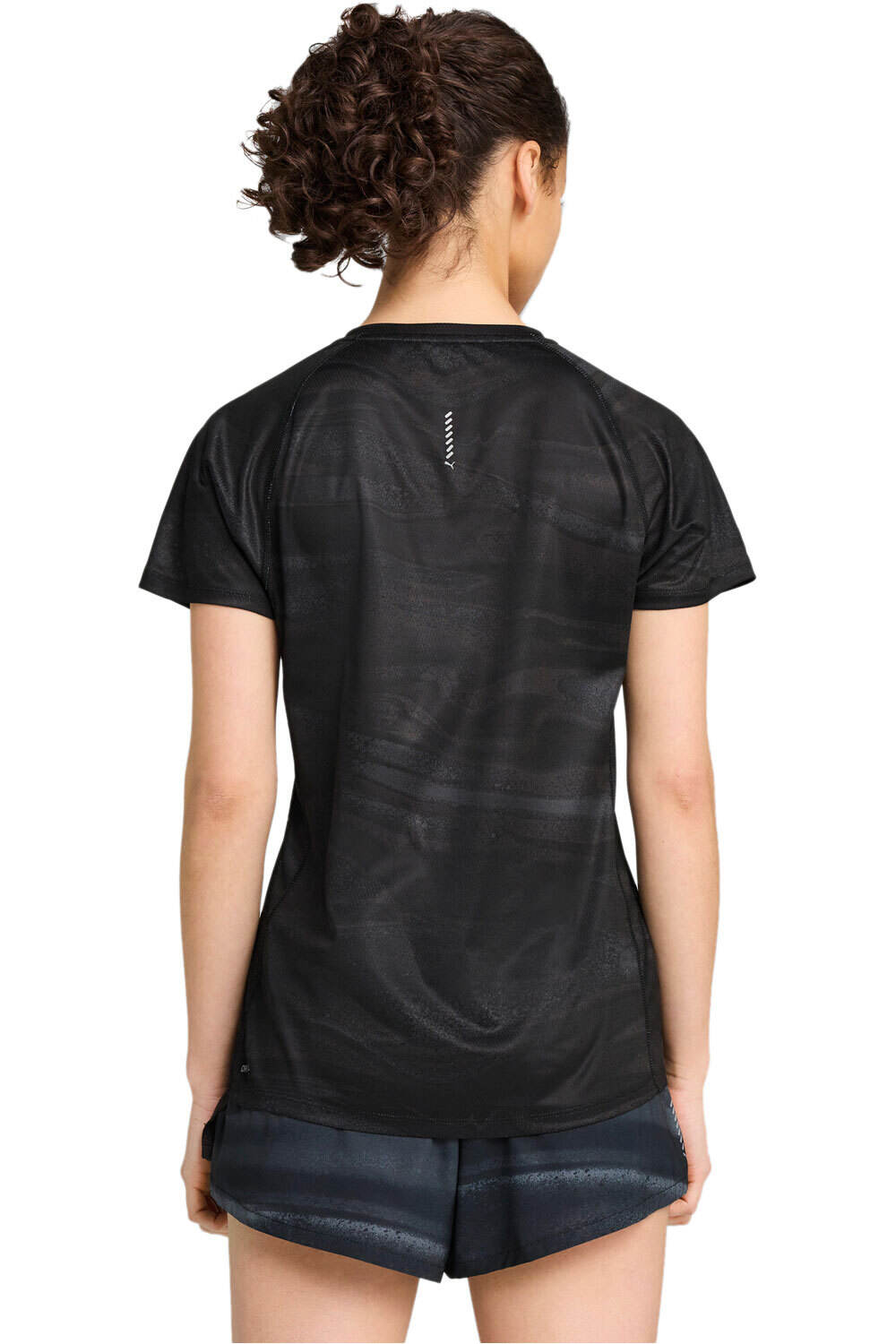 Puma camiseta entrenamiento manga corta mujer W RUN VELOCITY AOP TEE (POLY) vista trasera