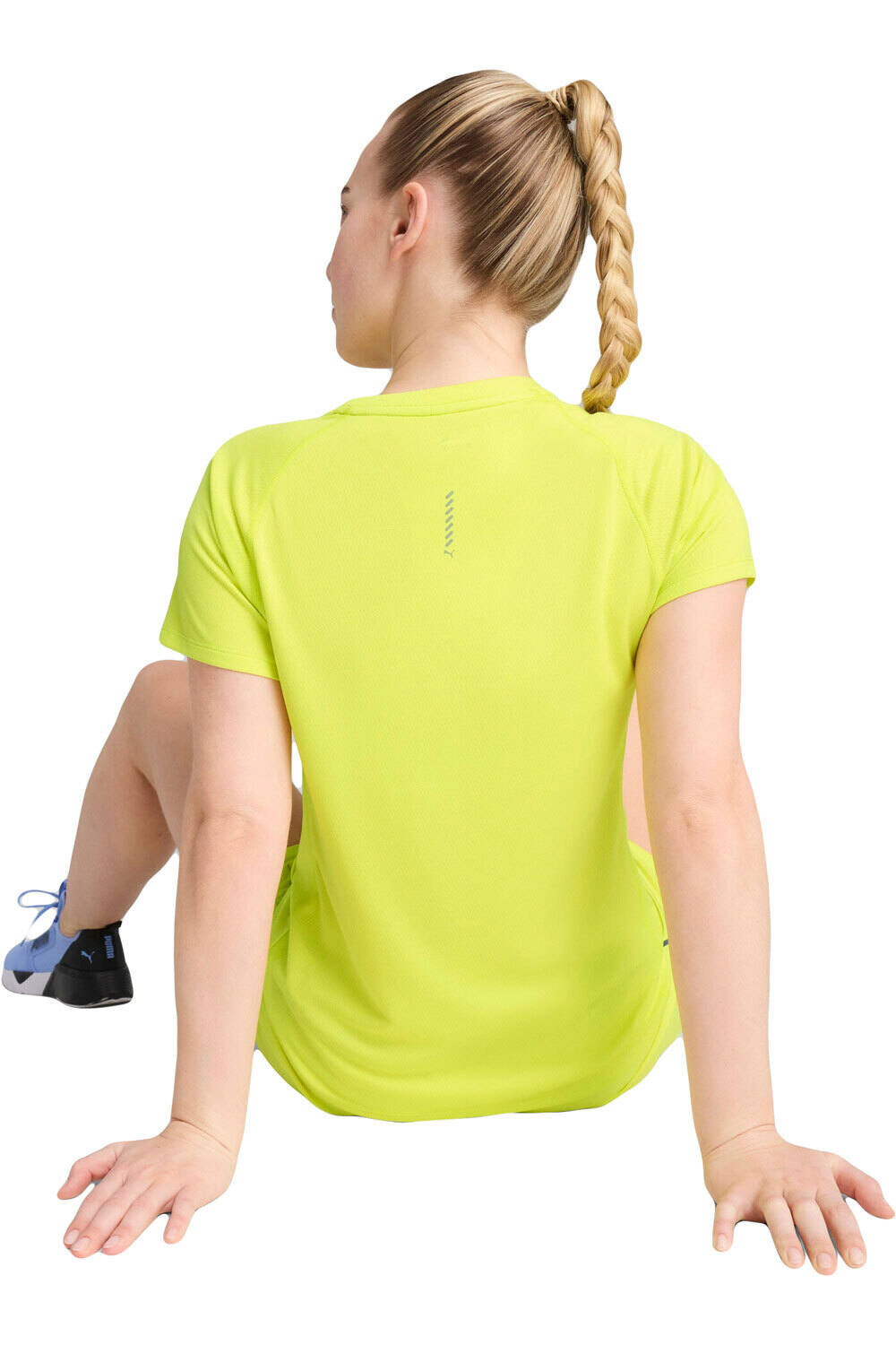 Puma camiseta entrenamiento manga corta mujer W RUN VELOCITY TEE (POLY) vista trasera