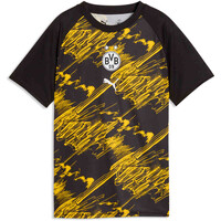 Puma camiseta entrenamiento niño BVB Warm Up Jersey J vista frontal