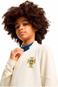 Puma camiseta entrenamiento niño PORTUGAL 25 Training 1/4 Zip Top Jr vista detalle