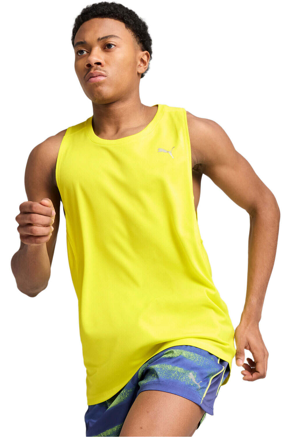 Puma camiseta entrenamiento sin mangas hombre M RUN VELOCITY TANK (POLY) vista frontal