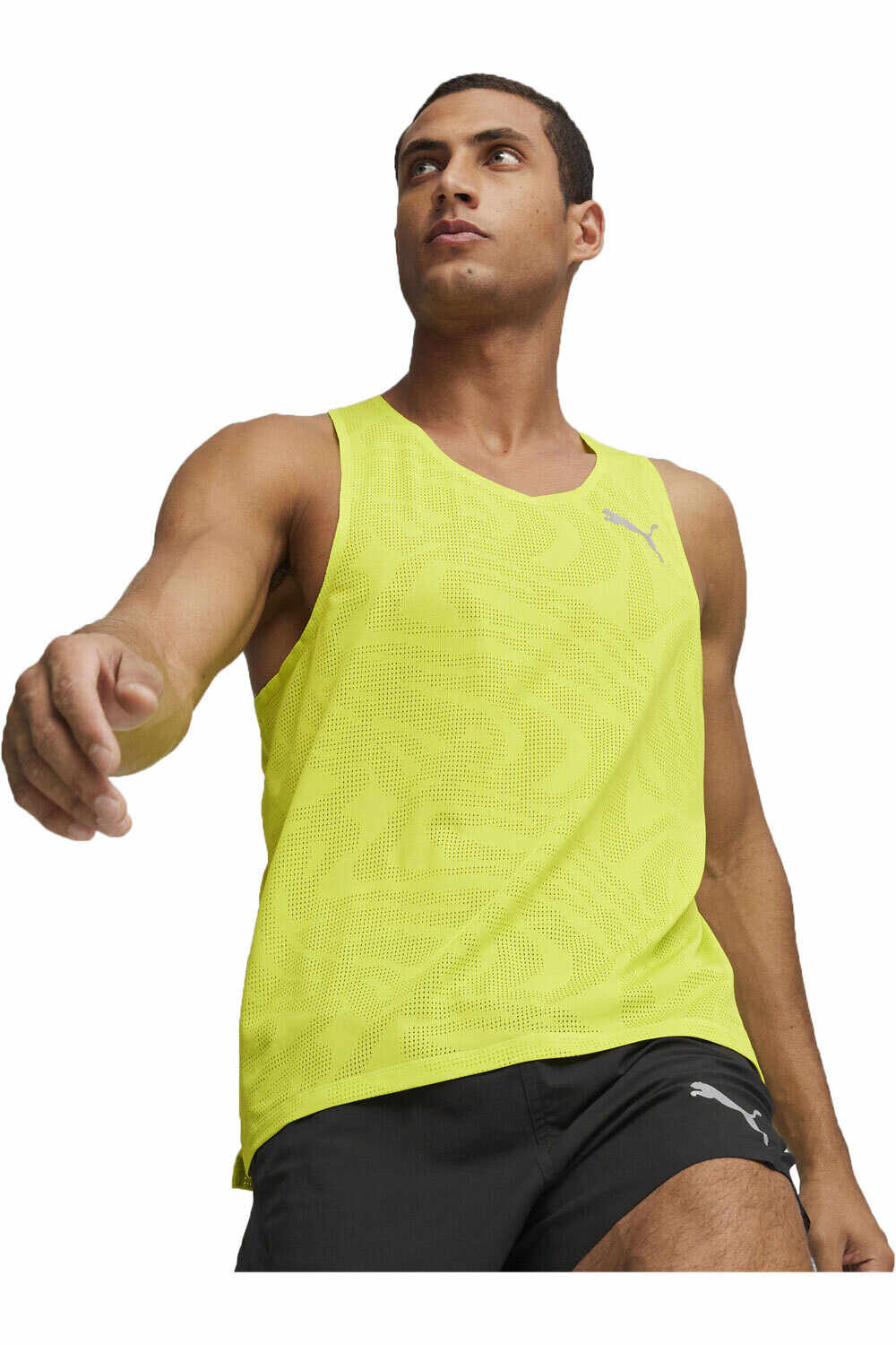 Puma camiseta entrenamiento tirantes hombre RUN ULTRASPUN SINGLET vista frontal