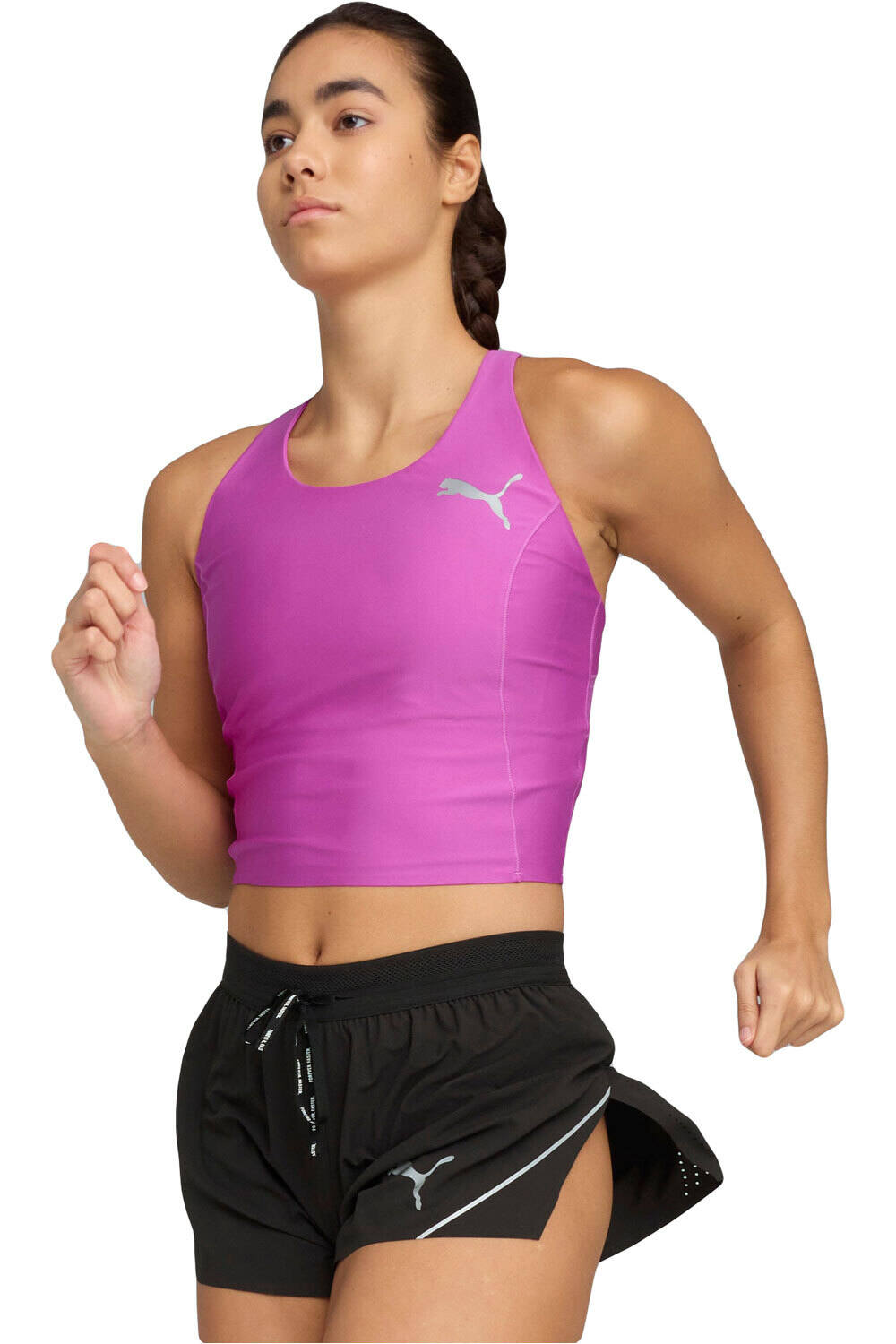 Puma camiseta entrenamiento tirantes hombre W RACEDAY ULTRAFORM CROP vista frontal