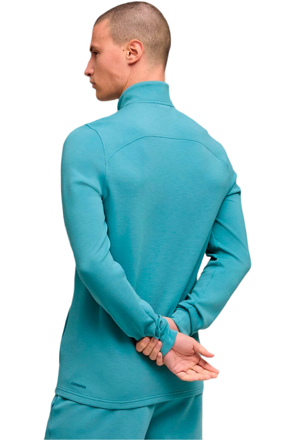 Puma camiseta fitness hombre M Cloudspun 1/4 Zip vista trasera