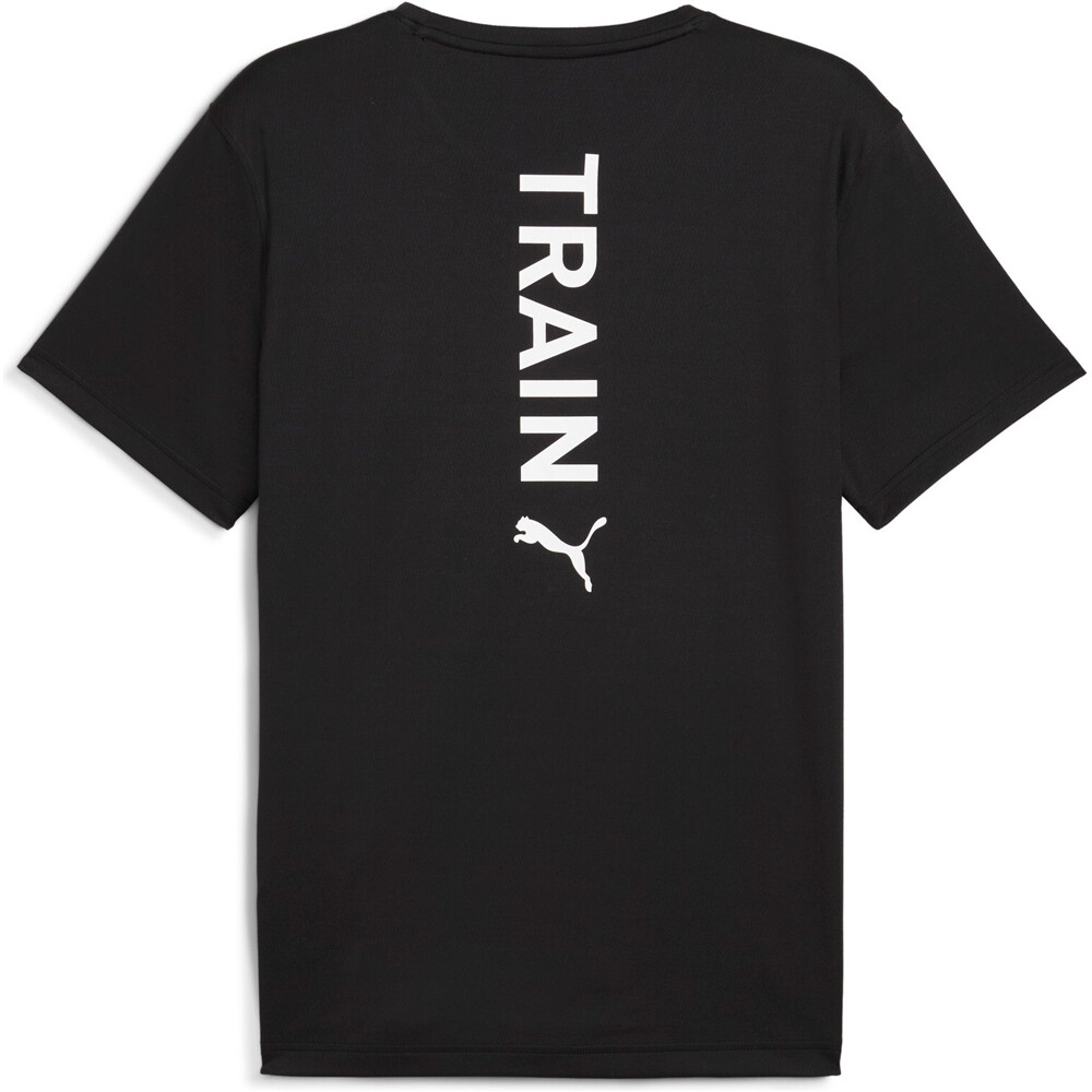 Puma camiseta fitness hombre M GRAPHICS TRAINING VERTICAL LOGO TEE 03
