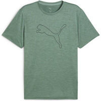 Puma camiseta fitness hombre M TAD ESSENTIAL HEATHER CAT TEE (CF larg vista detalle