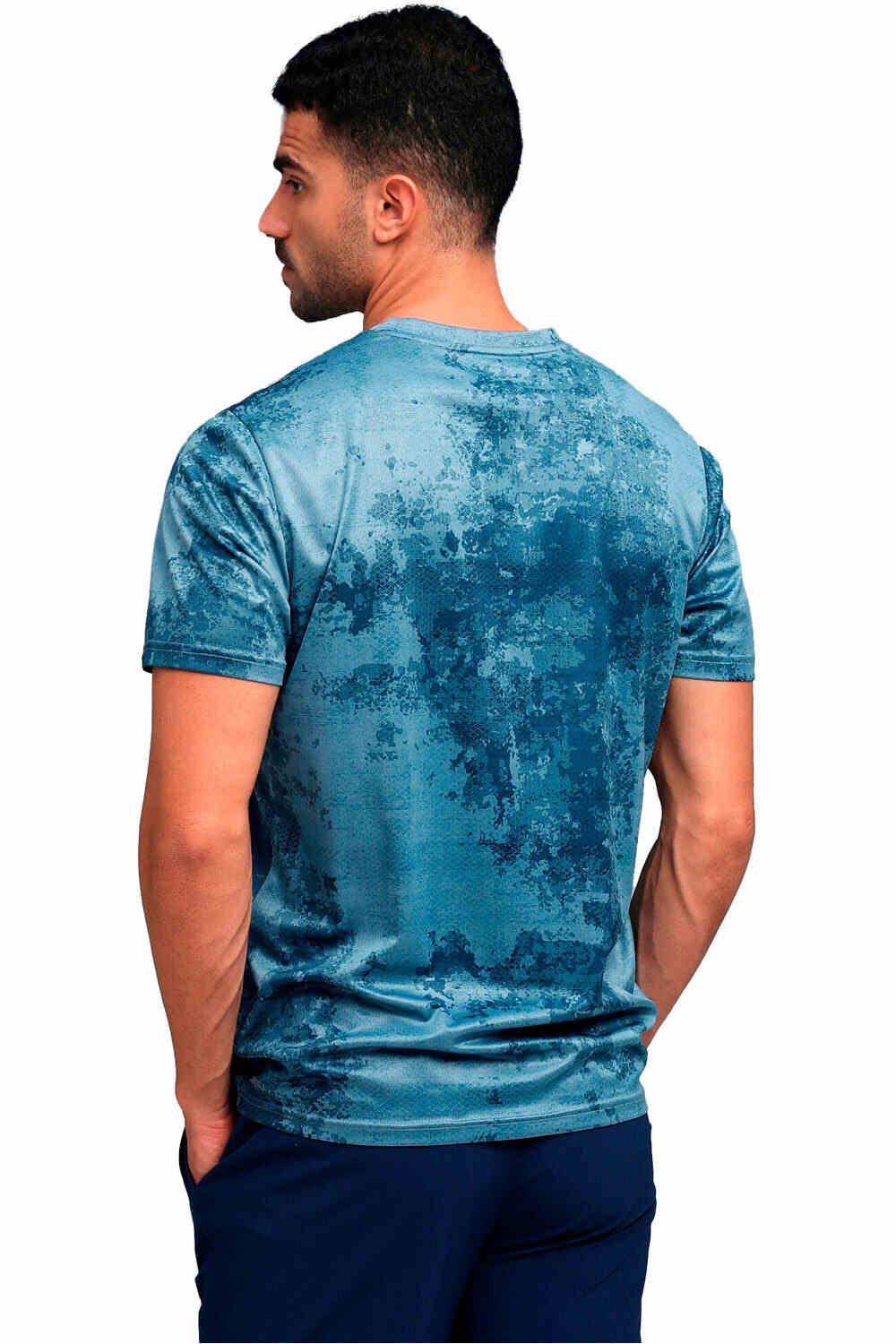 Puma camiseta fitness hombre M TAD ESSENTIALS AOP vista trasera