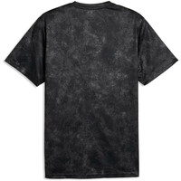 Puma camiseta fitness hombre M TAD ESSENTIALS AOP vista trasera