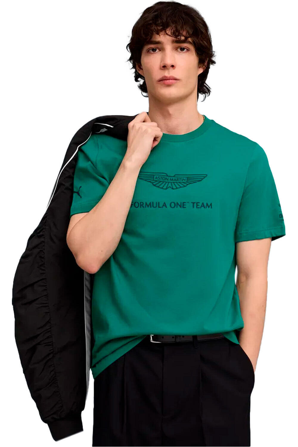 Puma camiseta manga corta hombre AMF1 Essential Big L vista frontal