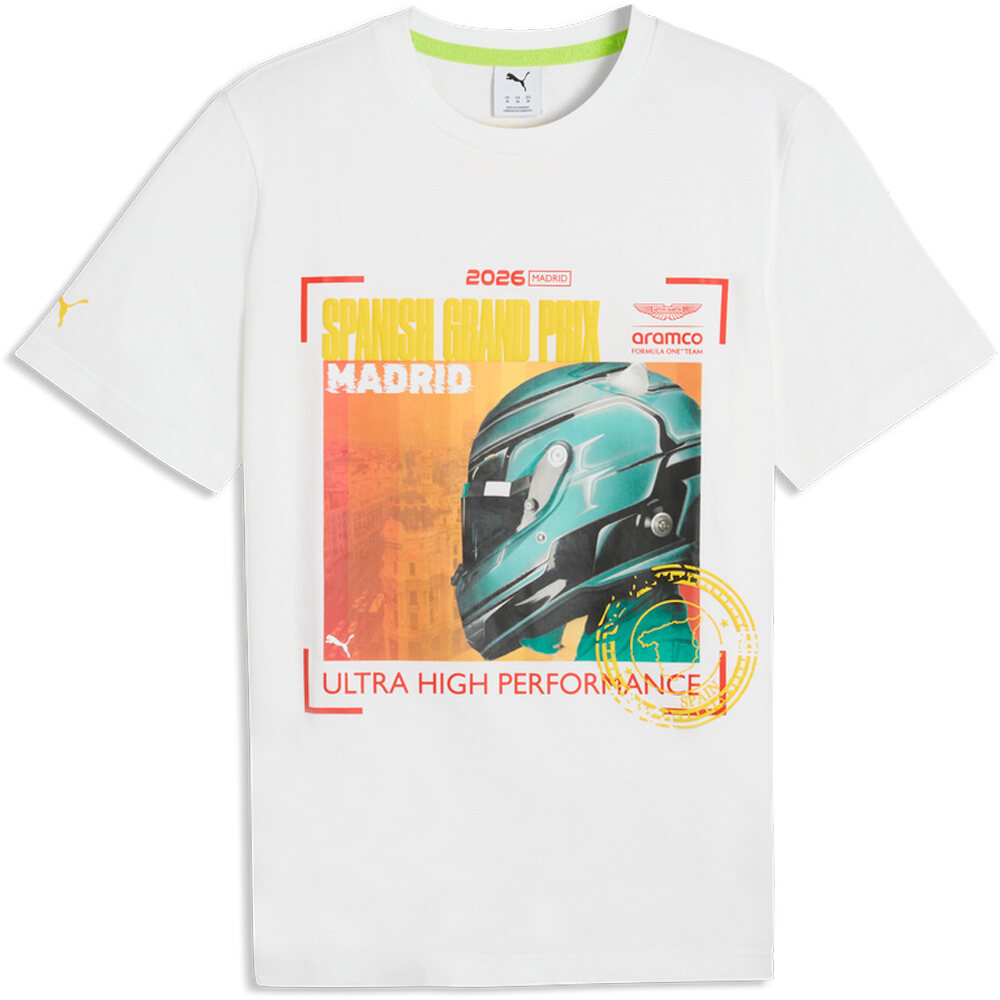 Puma camiseta manga corta hombre AMF1 Race Tee Madrid vista detalle