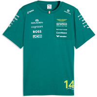 Puma camiseta manga corta hombre AMF1 Replica Alonso vista detalle