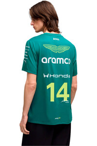 Puma camiseta manga corta hombre AMF1 Replica Alonso vista trasera