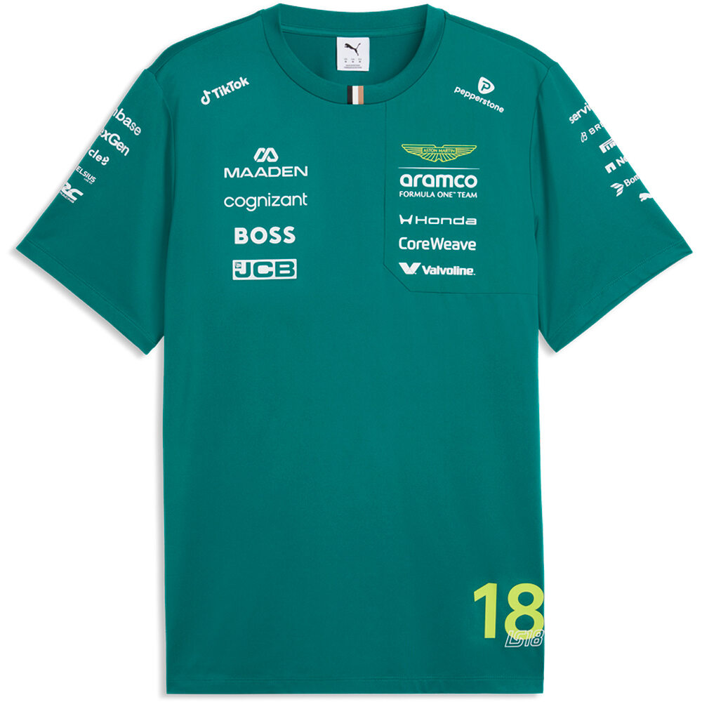 Puma camiseta manga corta hombre AMF1 Replica Stroll vista detalle