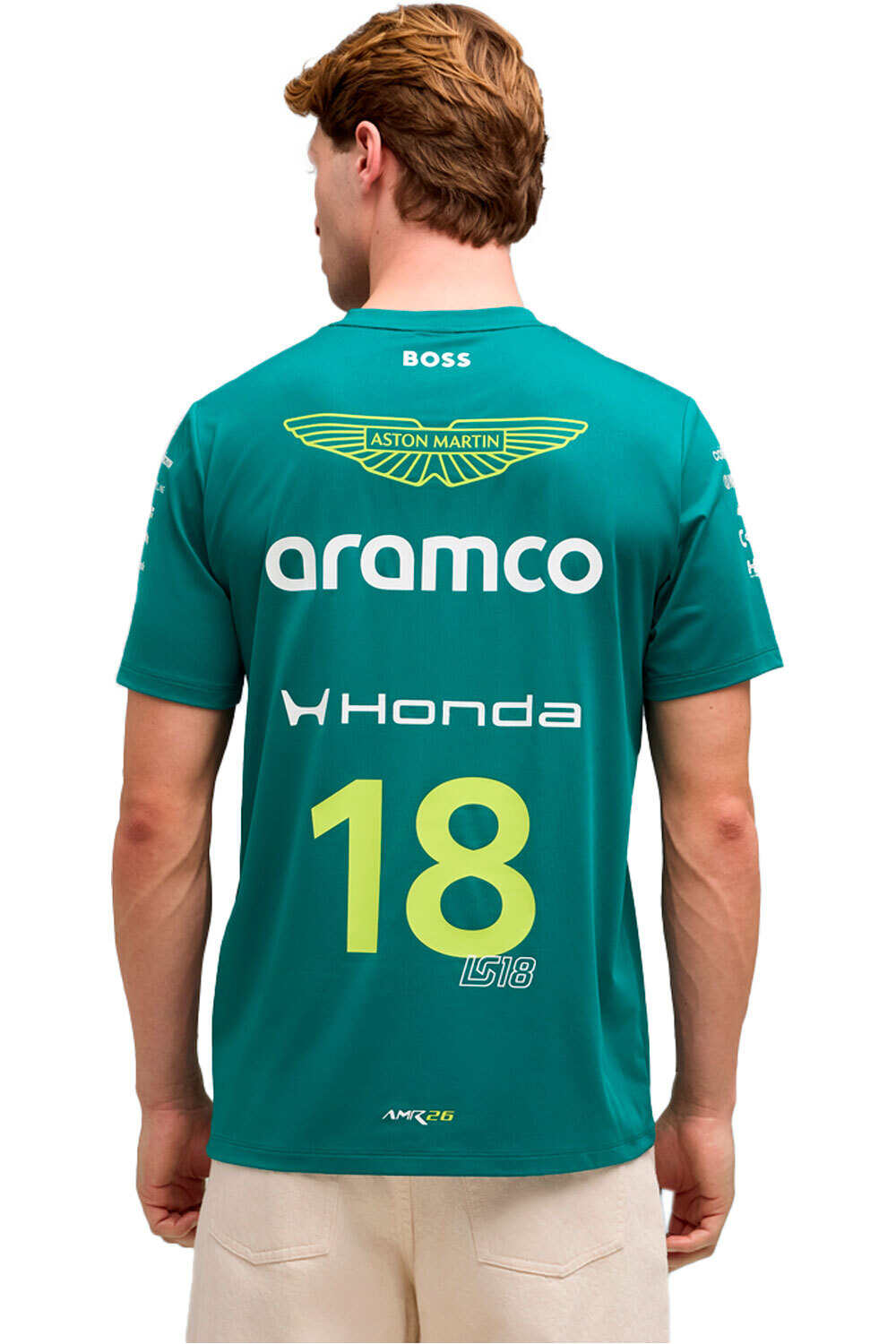 Puma camiseta manga corta hombre AMF1 Replica Stroll vista trasera