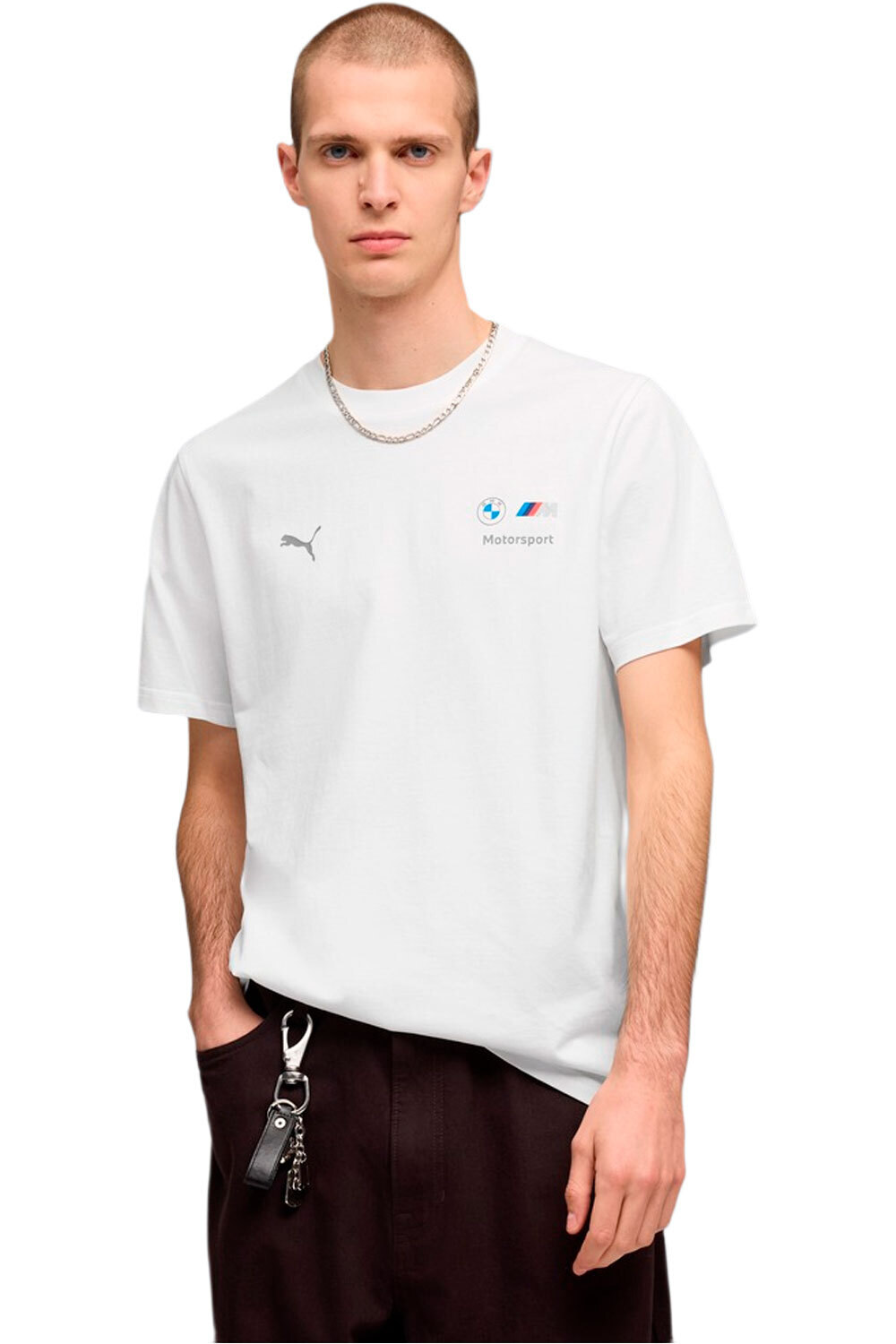Puma camiseta manga corta hombre BMW MMS Ess Logo Tee vista frontal