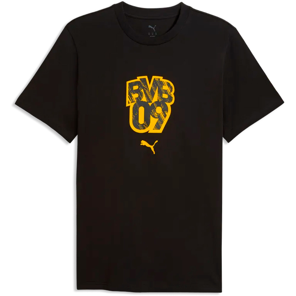 Puma camiseta manga corta hombre BVB FtblCulture Tee vista detalle