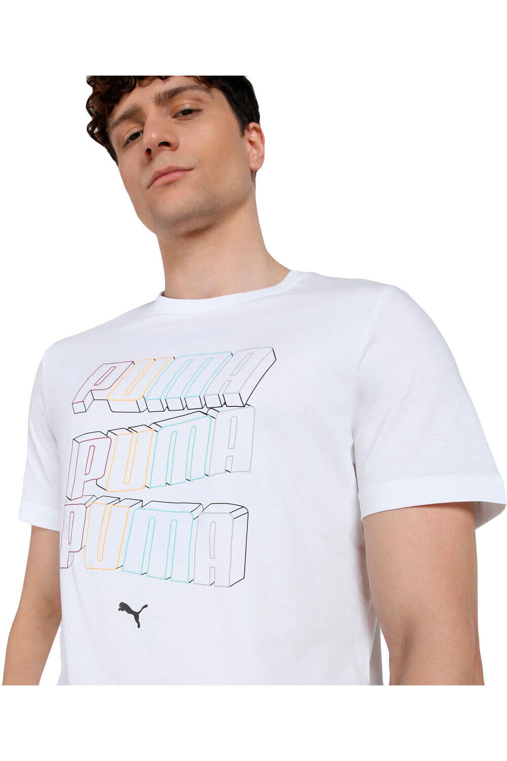 Puma camiseta manga corta hombre ESS LOGO LAB HOG Tee vista detalle