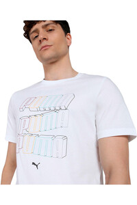 Puma camiseta manga corta hombre ESS LOGO LAB HOG Tee vista detalle