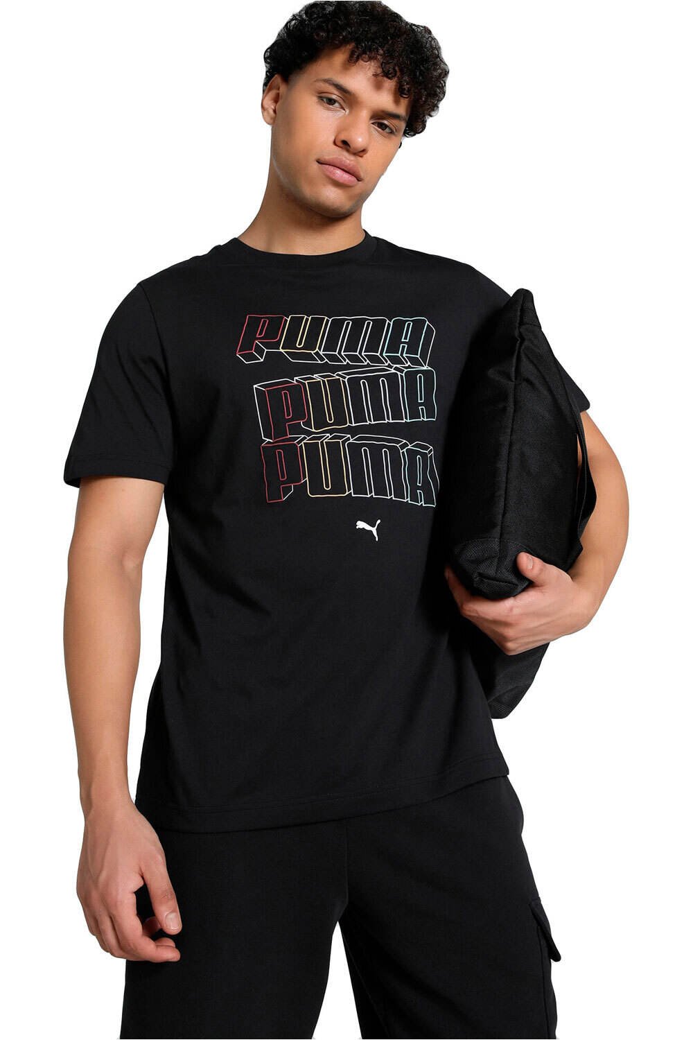 Puma camiseta manga corta hombre ESS LOGO LAB HOG Tee vista frontal