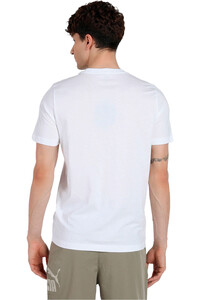 Puma camiseta manga corta hombre ESS LOGO LAB HOG Tee vista trasera