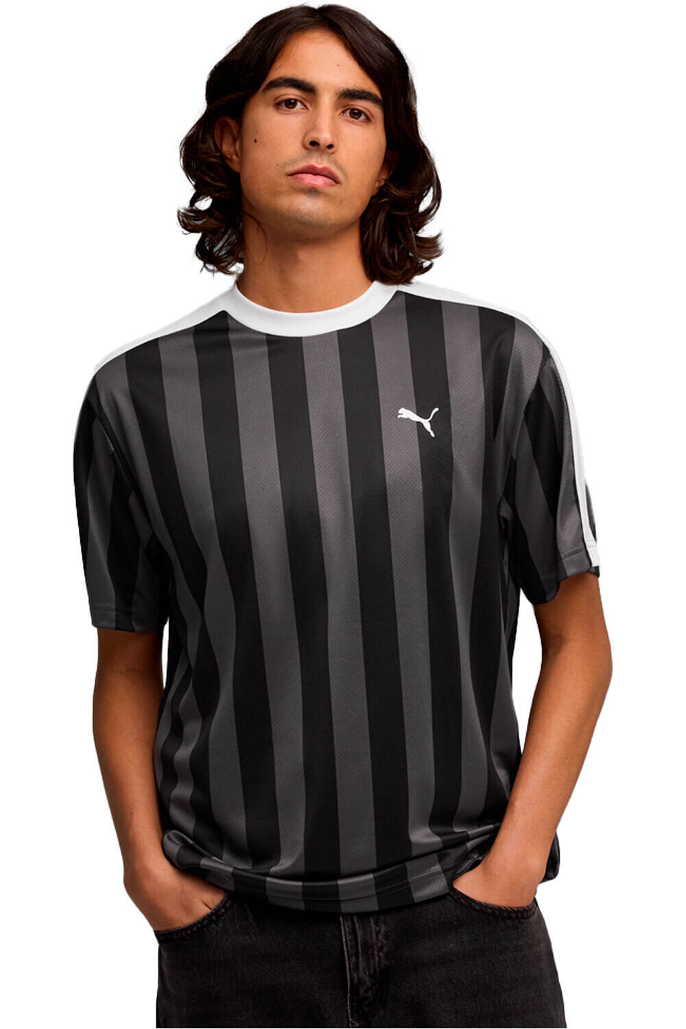 Puma camiseta manga corta hombre ESS T7 Relaxed Strip vista frontal