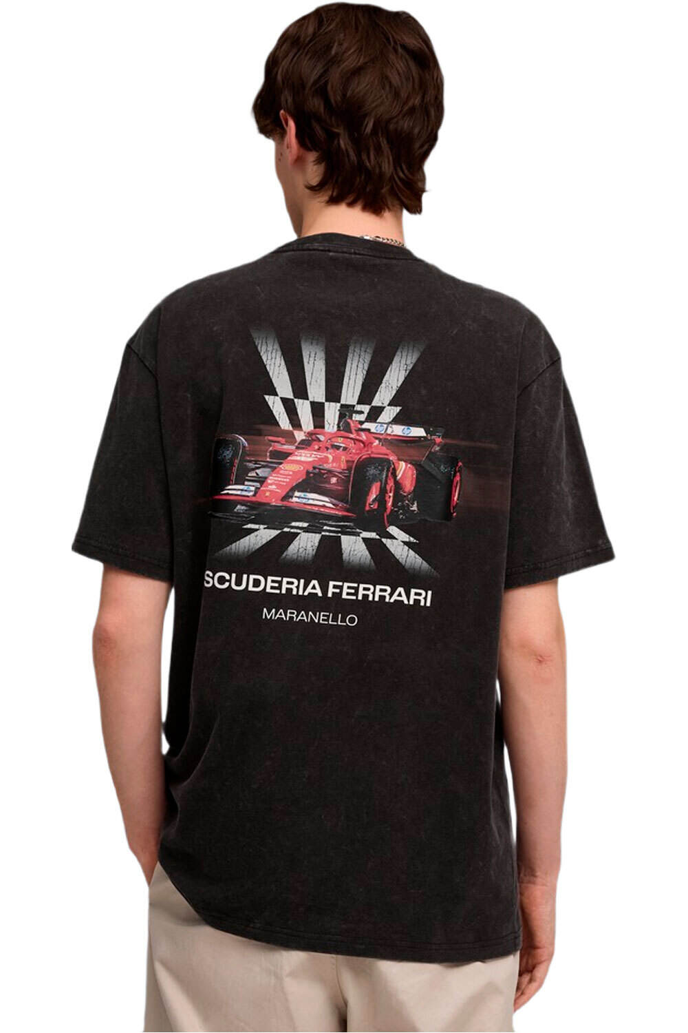 Puma camiseta manga corta hombre Ferrari Car Graphic vista trasera