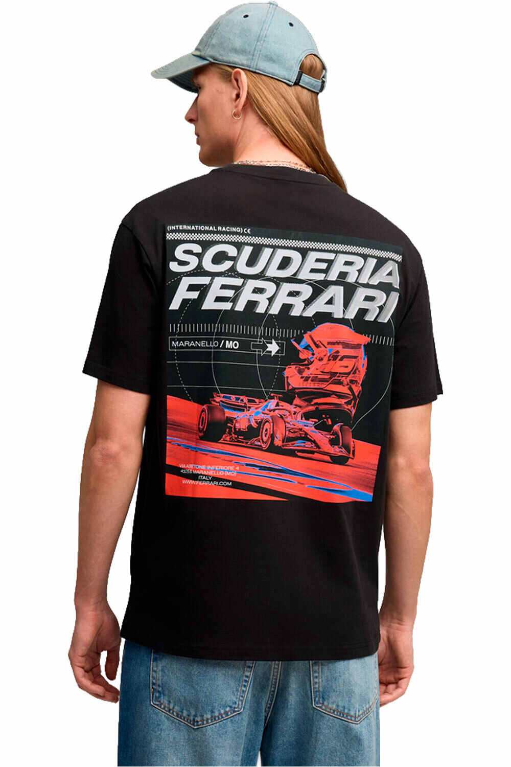 Puma camiseta manga corta hombre Ferrari Speed Tee vista trasera