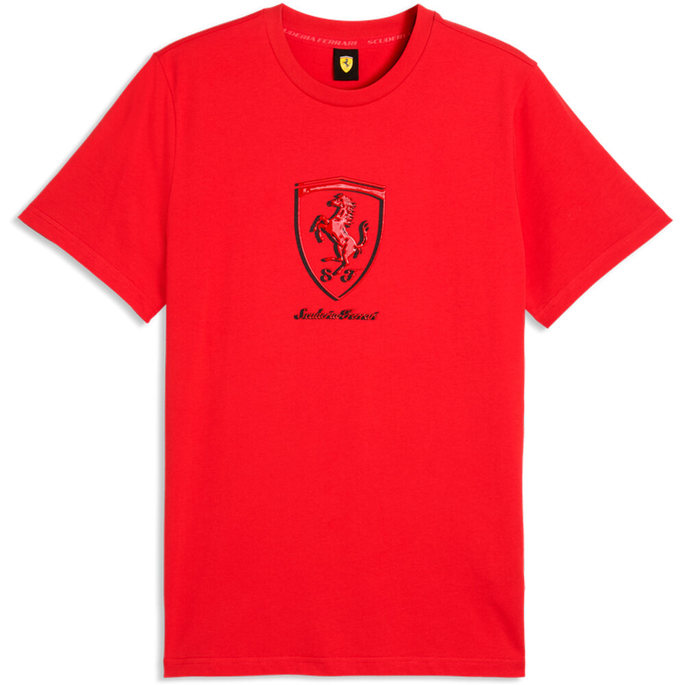 Puma camiseta manga corta hombre Ferrari Tonal Shield vista detalle